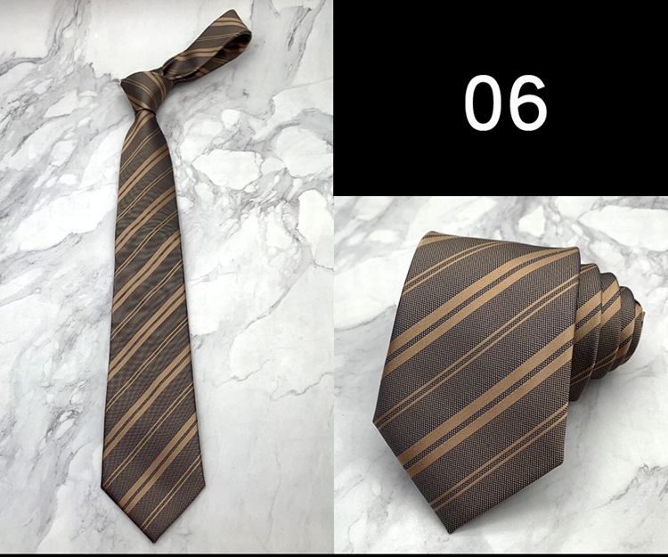 Corbata para hombre, color naranja champán, para traje de negocios, camisa, accesorios para uso diario, básica, impresa a mano, edición ancha, 8 cm_voghion.com