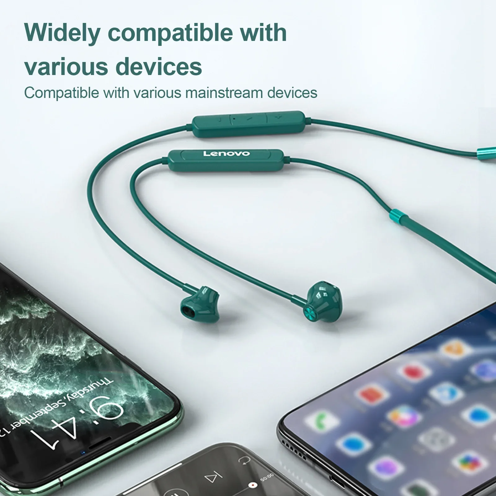 Lenovo Sh1 Wireless Bluetooth Headphones Hifi Sound Waterproof_voghion.com