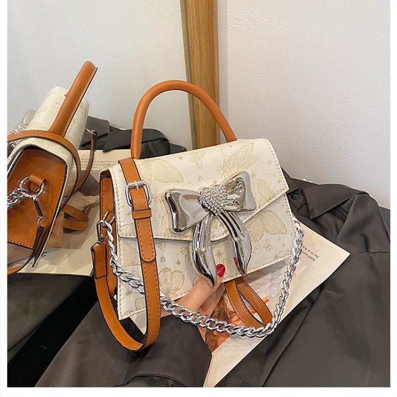 Damentaschen Kette Umhängetasche Super heiße Pailletten Nischendesign Einzelschulter kleine quadratische Tasche_voghion.com