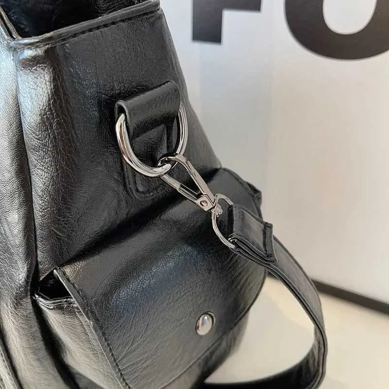 Stylish Women's Shoulder Bag And Handbag Set With Contrast Colour_voghion.com
