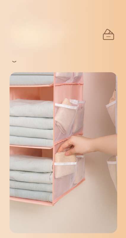 【 8692 People Collection 】 Multi Functional Double-sided Three-dimensional Wardrobe Clothes Underwear Socks Washable_voghion.com