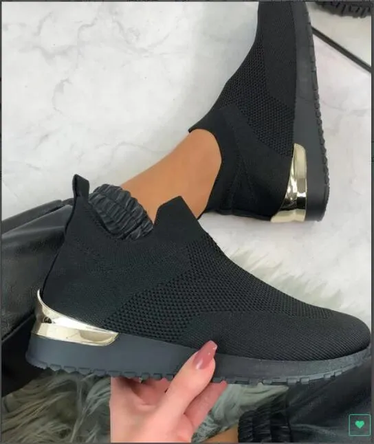 Sneakers donna mesh traspiranti con platform slip-on comode_voghion.com