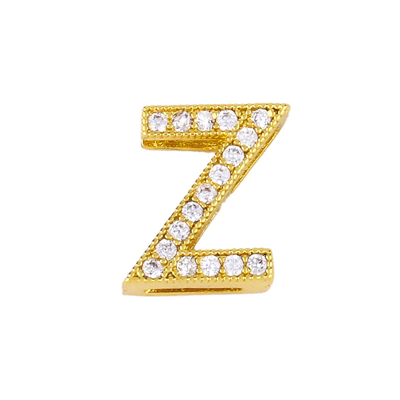 Initial Letter Necklace Pendant Gold Alphabet A To Z Personalised_voghion.com