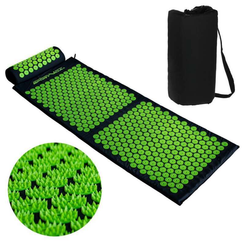 Yoga Akupunkt Massage Lotus Svamp Akupunkturmåtte Sæt_voghion.com