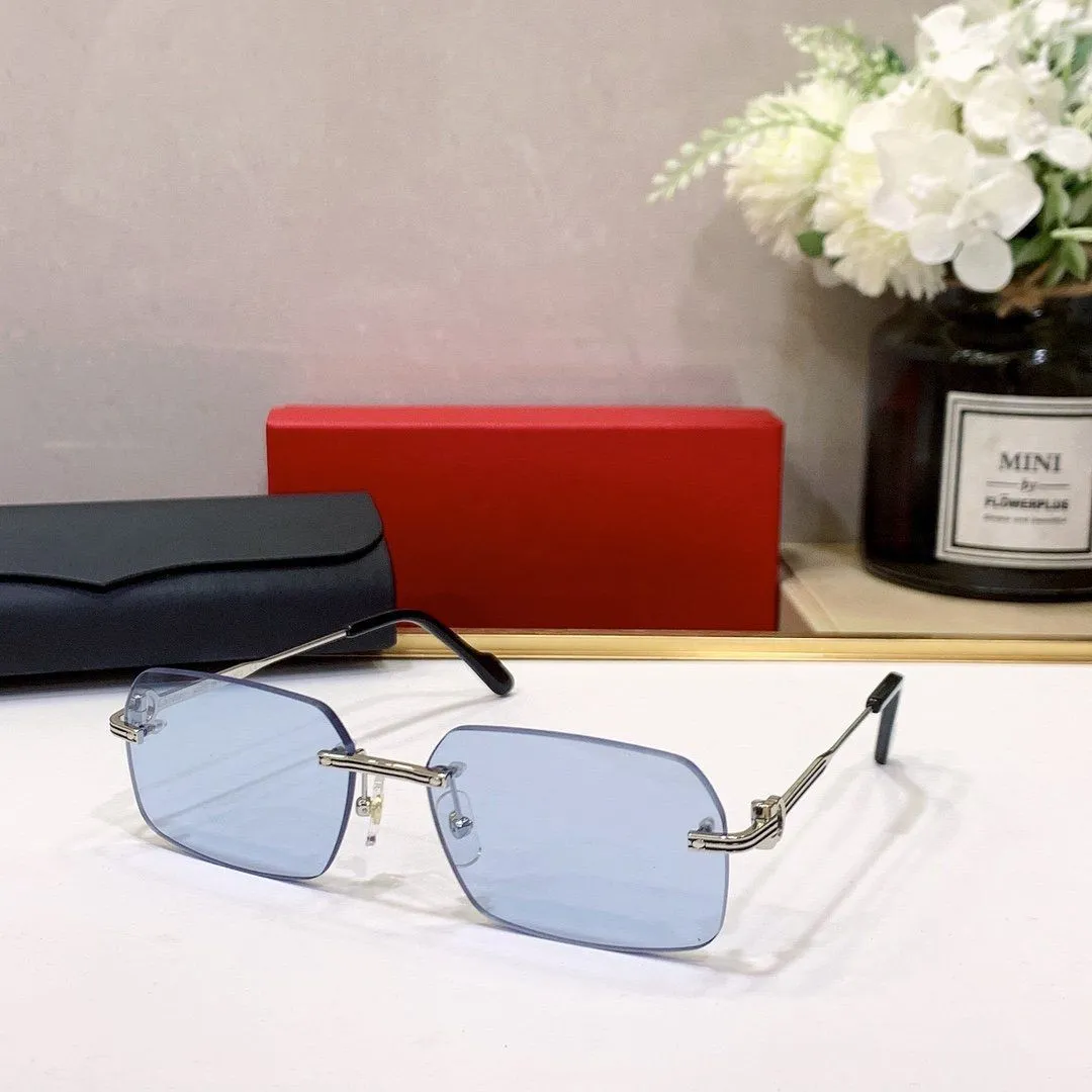 Carti Premiere Series Designer Sunglasses for men women Anti blue light glasses frame sun gradient panther head_voghion.com