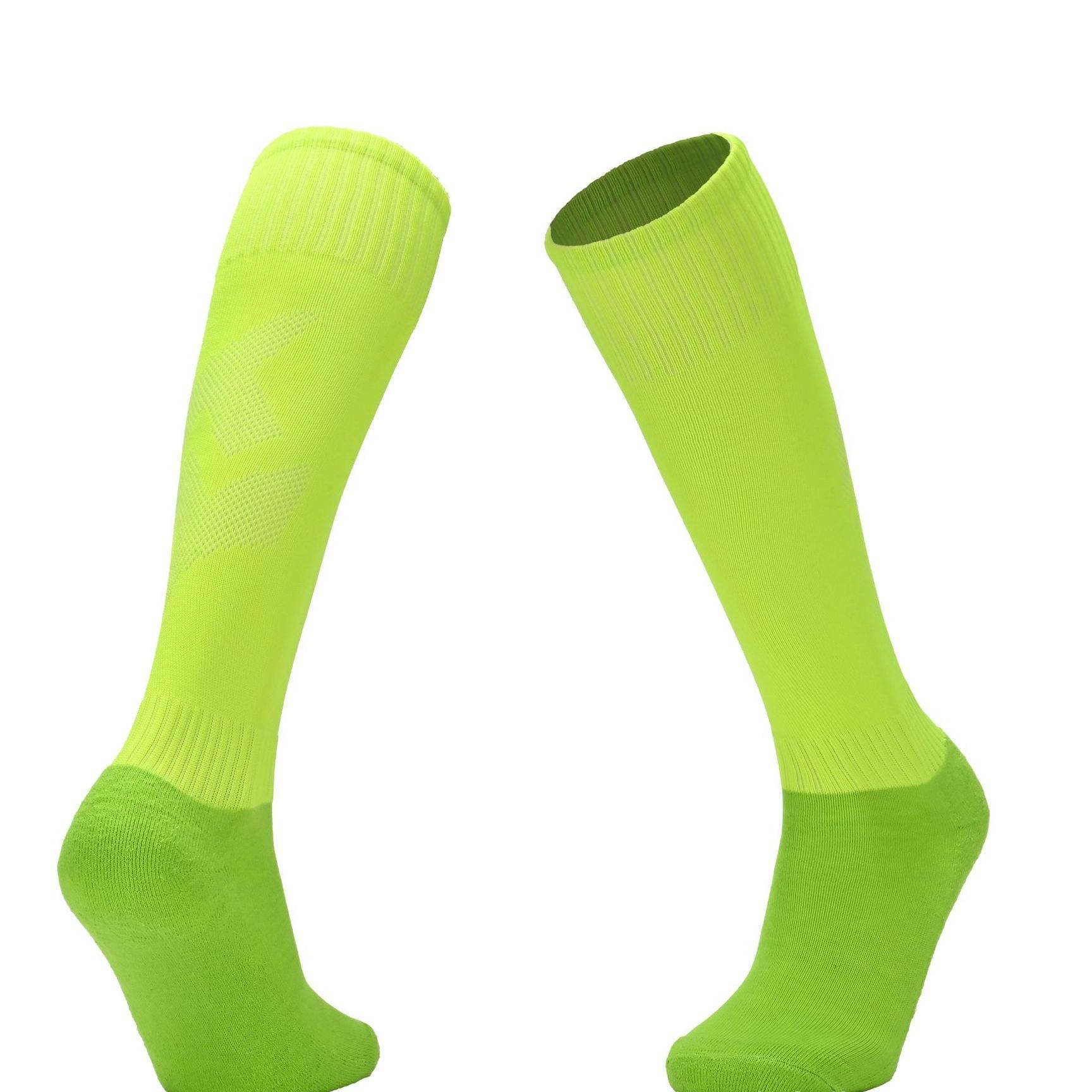 Breathable Cotton Football Socks With Anti-Slip Grip For Adults & Kids - Long Tube Training Socks In Multiple Colors_voghion.com