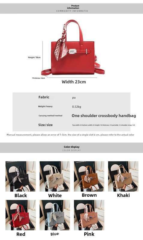 Texture Kelly per le donne 2025 primavera nuova versatile borsa a tracolla semplice da pendolare con motivo litchi a tracolla singola_voghion.com