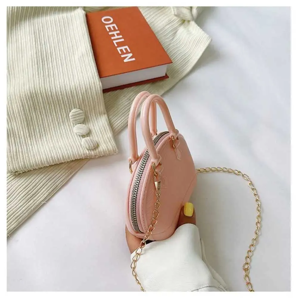 Fashion Pu Leather Mini Shell Crossbody High-capacity Solid Color Single Shoulder Underarm Bag GirlC241214_voghion.com