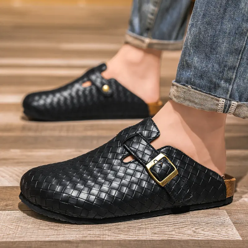Men's Muller Slippers Versatile Four Seasons Casual Shoes_voghion.com