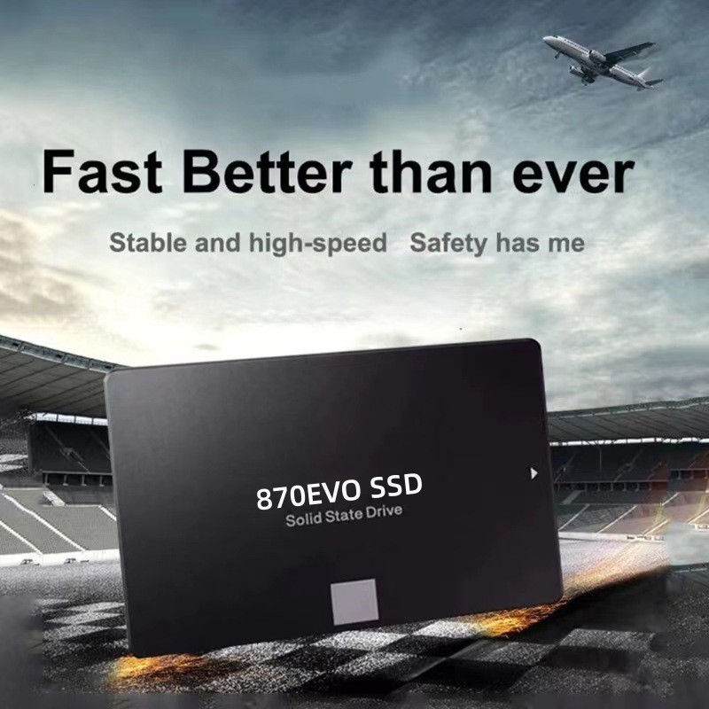 SSD 870EVO transfrontalier 1 To 2 To 4 To SATA3 2,5 pouces pour ordinateur de bureau et portable universel