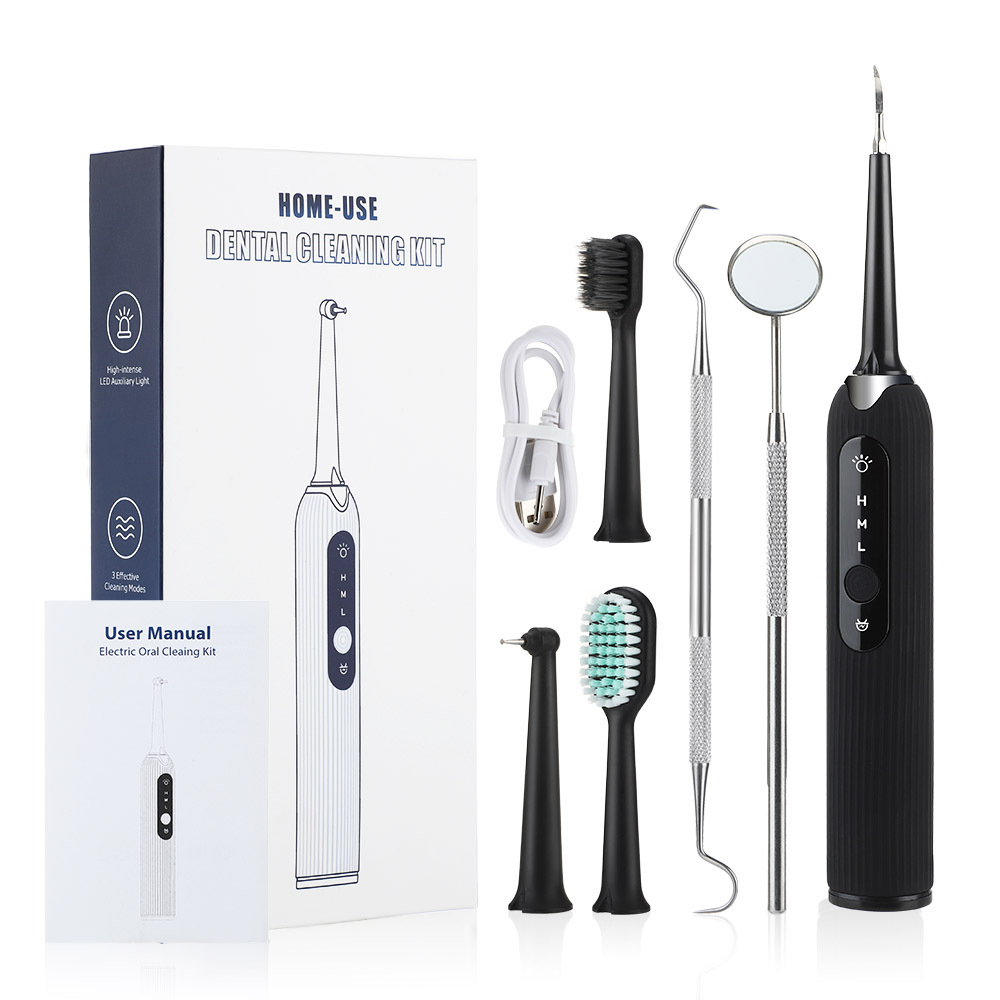 Nettoyeur électrique domestique portable à ultrasons pour éliminer les taches dentaires, le détartrage et l'embellissement des dents