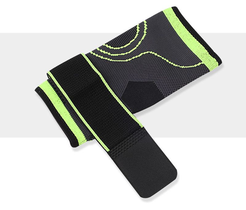 en stock Coudière de sport élastique en nylon tricoté sous pression, respirante et évacuant l'humidité_voghion.com