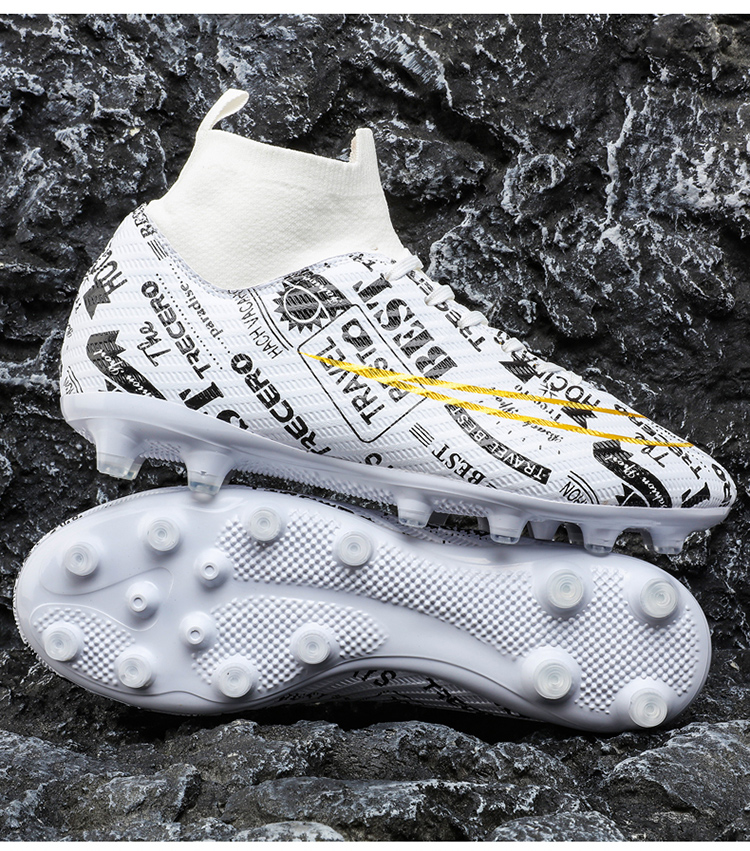 Men Soccer Shoes Outdoor Non-Slip AG/TF Football Boots Male Teenagers Adult Cleats Boys Breathable Comfortable Match_voghion.com
