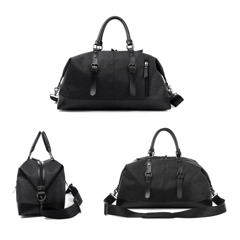 Sacs de voyage en toile pour hommes, sac de voyage grande capacité, fourre-tout de voyage multifonctionnel_voghion.com