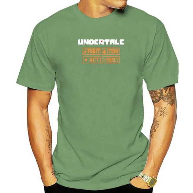 Title: Undertale T Shirt Game T-Shirt Men men Tshirt Clothing Unisex Fashion Tee 2019_voghion.com