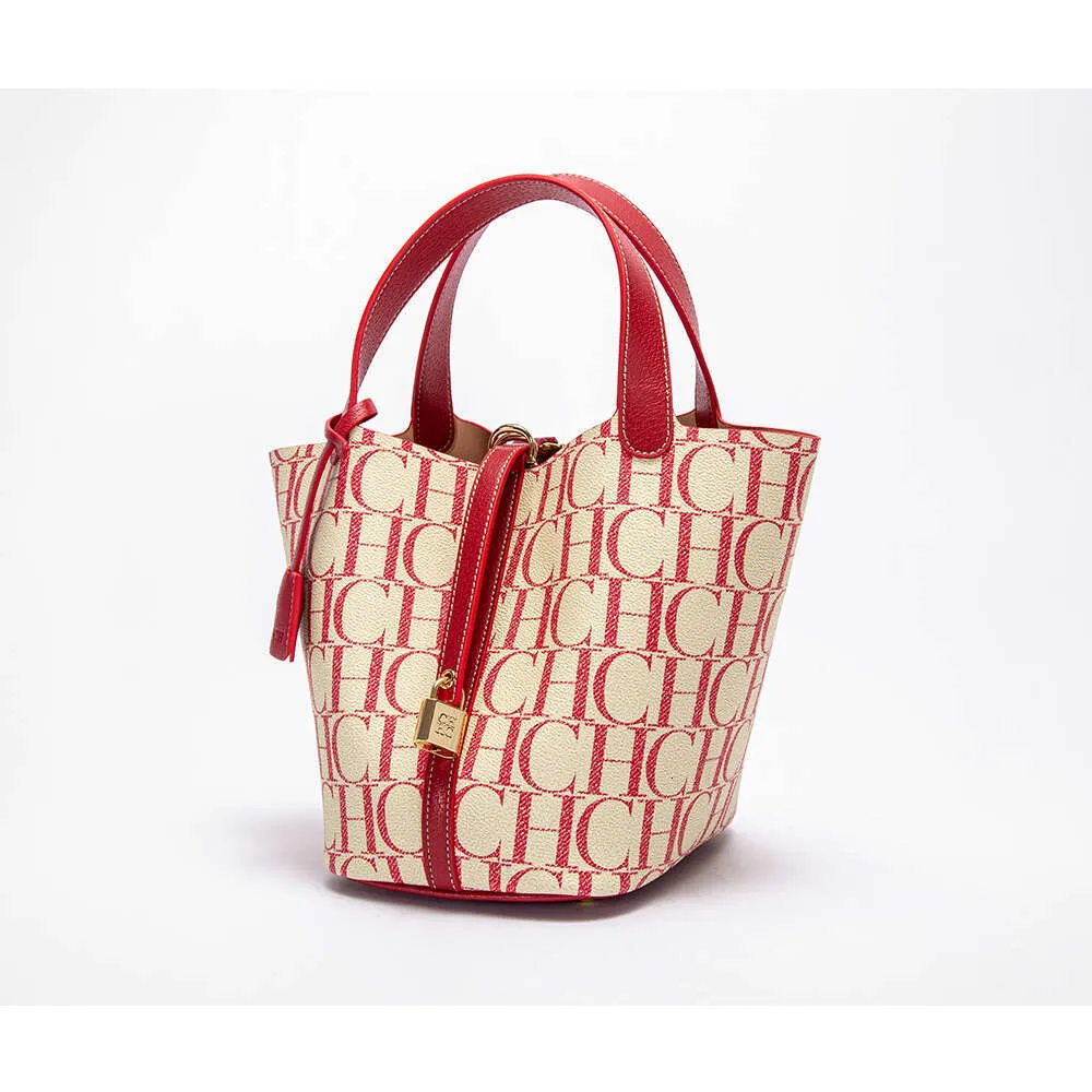 Geantă de mână CHCH nouă, imprimată cu litere, geantă crossbody la modă, geantă tip coș_voghion.com