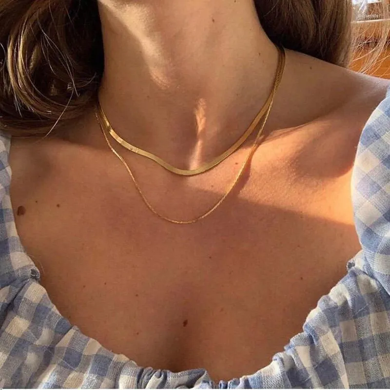 Chains Classical Multilayer Necklace Woman Party Gift Fashion Jewelry_voghion.com