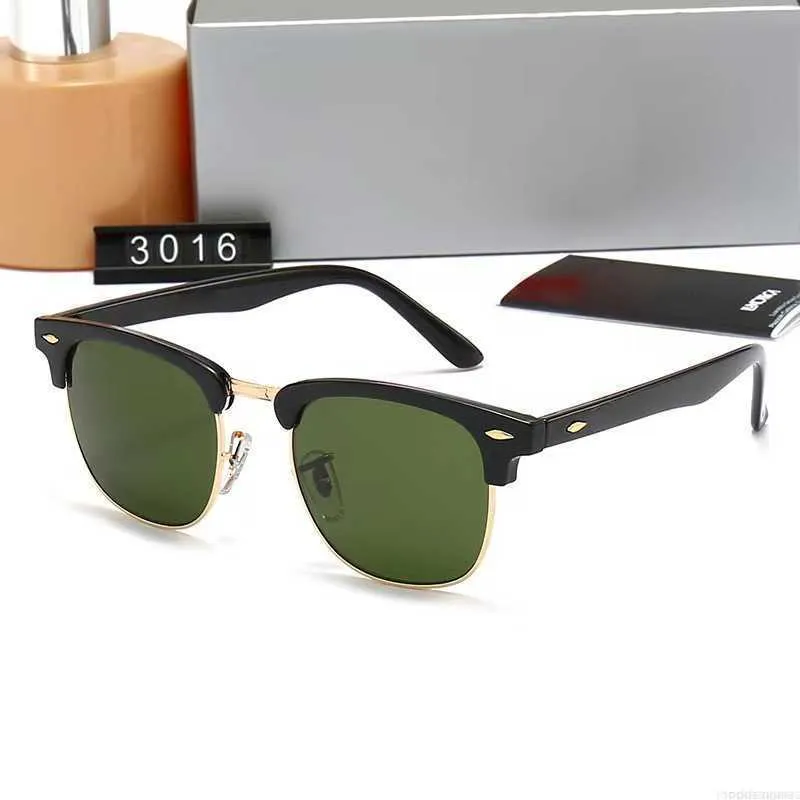 Clubmasters Vintage Semi-Rimless Ray kaubamärgiga disainitud päikeseprillid, naised, mehed keelavad klassikalise retro Oculos De Sol Gafas UV400_voghion.com