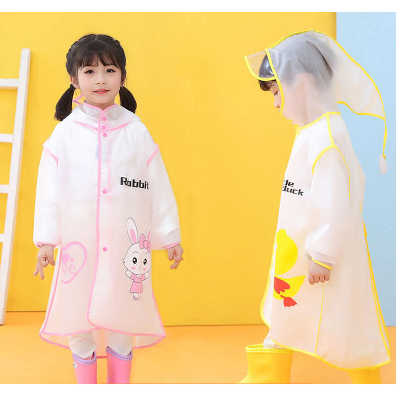 Children's Hidden Book Bag Space, Odorless Raincoat_voghion.com
