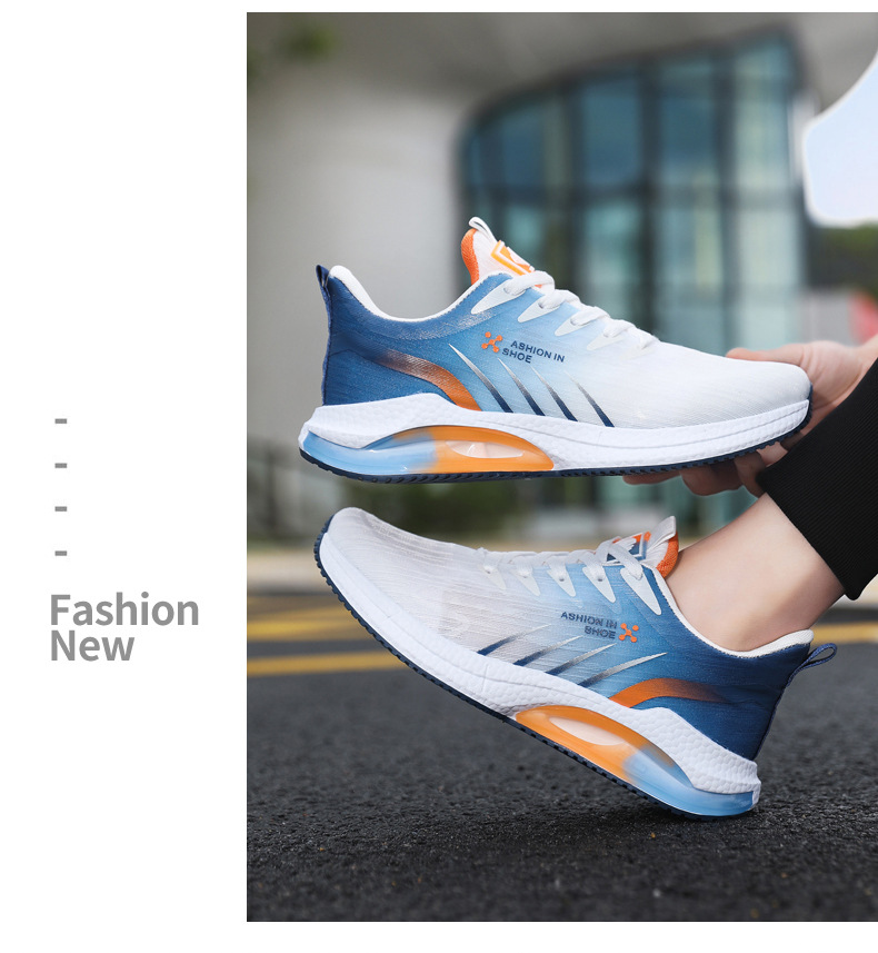 2025 Nieuwe Koreaanse stijl Sport Lente en Herfst Zachte Zool Jeugd Hardloopschoenen Trendy Herenschoenen_voghion.com