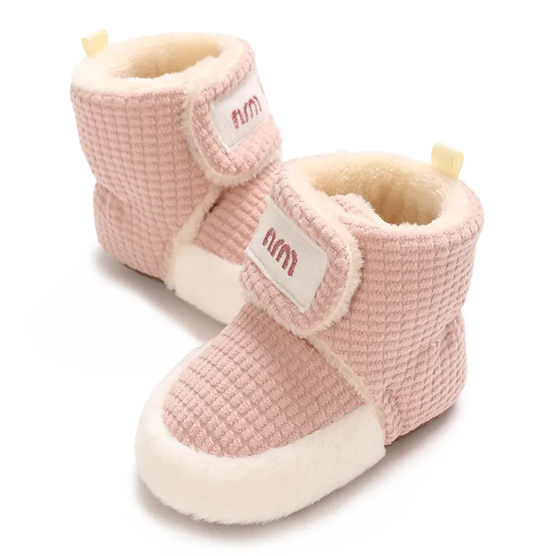 Botas de inverno de lã quente para bebês recém-nascidos, sapatos para crianças pequenas, botas Cutefeet para meninas e meninos de 0 a 18 meses_voghion.com