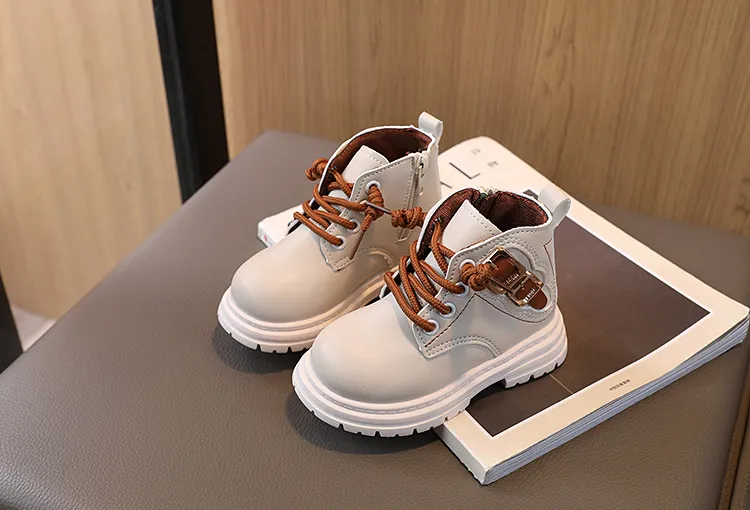 Toddler Kids Autumn Winter New Child Shoes Littlesprouts Girls Baby Brown Boys Casual Soft Soled Short Boots Sizes 21 -_voghion.com