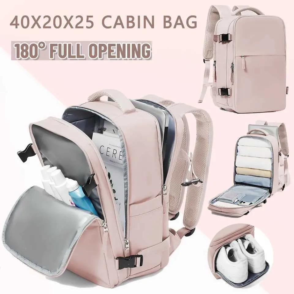 Vrouwen reizen Ryanair 40x20x25 handbagage handtas versterkte dagrugzak handbagage laptop rugzak voor mannen mochilas_voghion.com