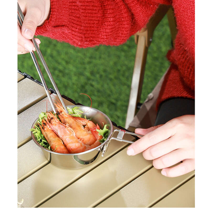 304 Outdoor Stainless Steel Tableware, Camping Equipment, Gift Set, Portable Travel Picnic_voghion.com