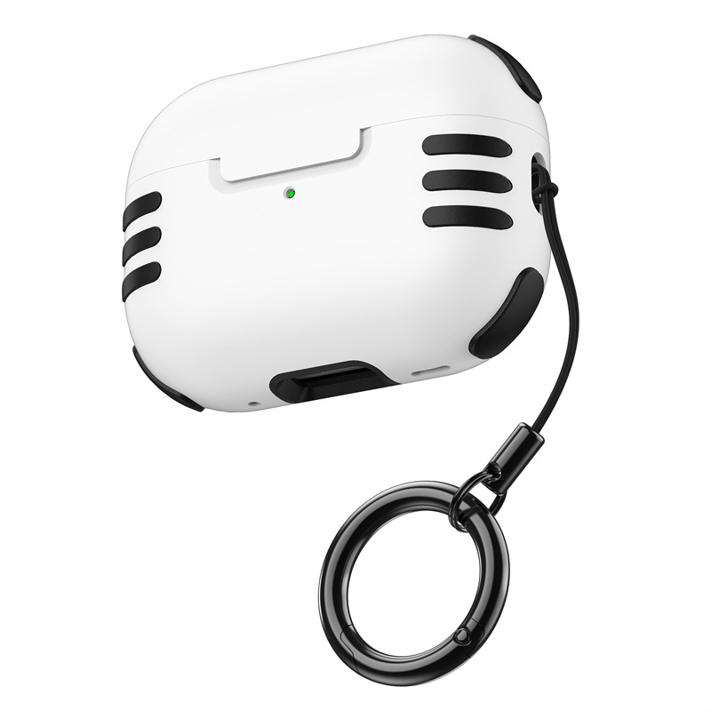 Shockproof Earbud Protective Case For Airpods Pro With Keychain_voghion.com