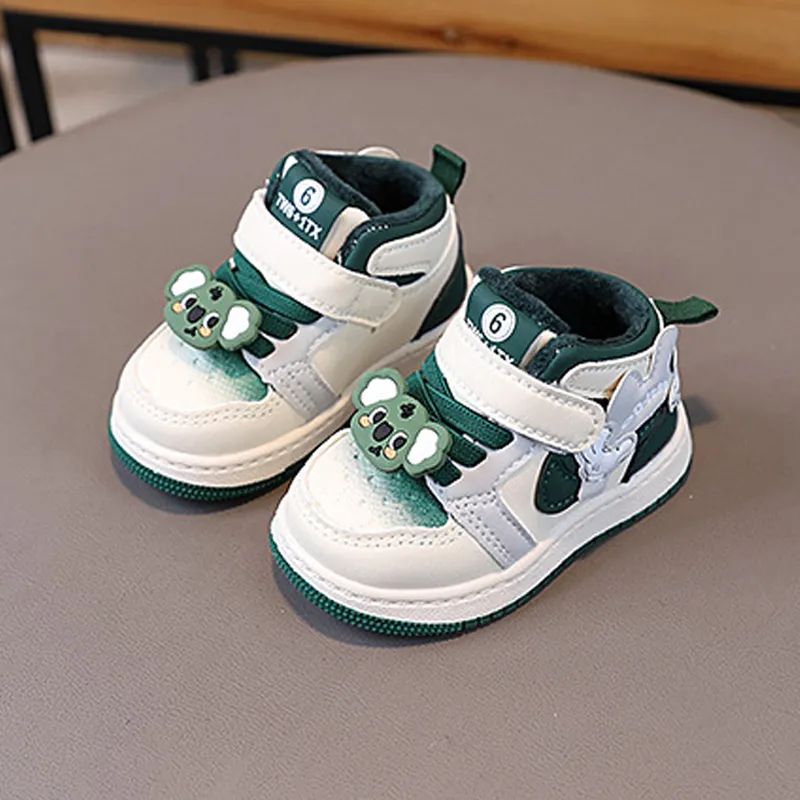 Scarpe per bambini, carine, da cartone animato, casual, adorabili, con suola morbida, per neonati, invernali, alla moda, antiscivolo, taglie 16 -_voghion.com