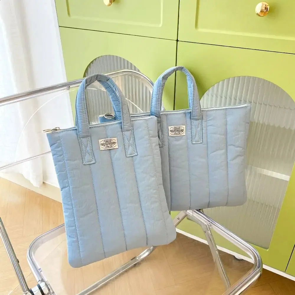 Sac à main pour ordinateur portable 11 13 14 15 pouces, pochette antichoc de grande capacité pour ordinateur portable, respirante et mignonne 240802_voghion.com