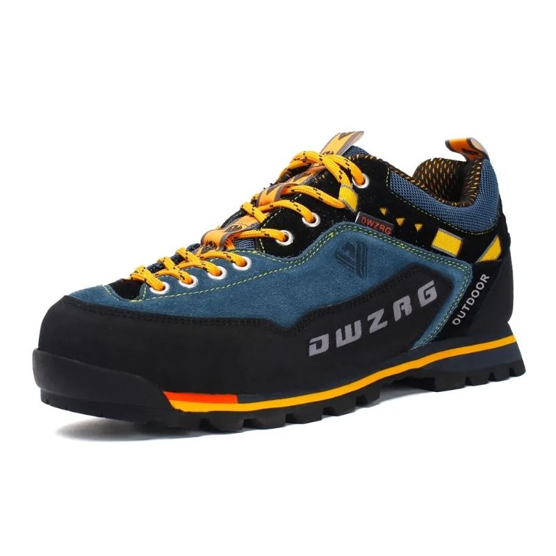Waterproof Hiking Men's Climbing Shoes Anti-collision Fashion Outdoor Casual Lace-up Sneakers_voghion.com