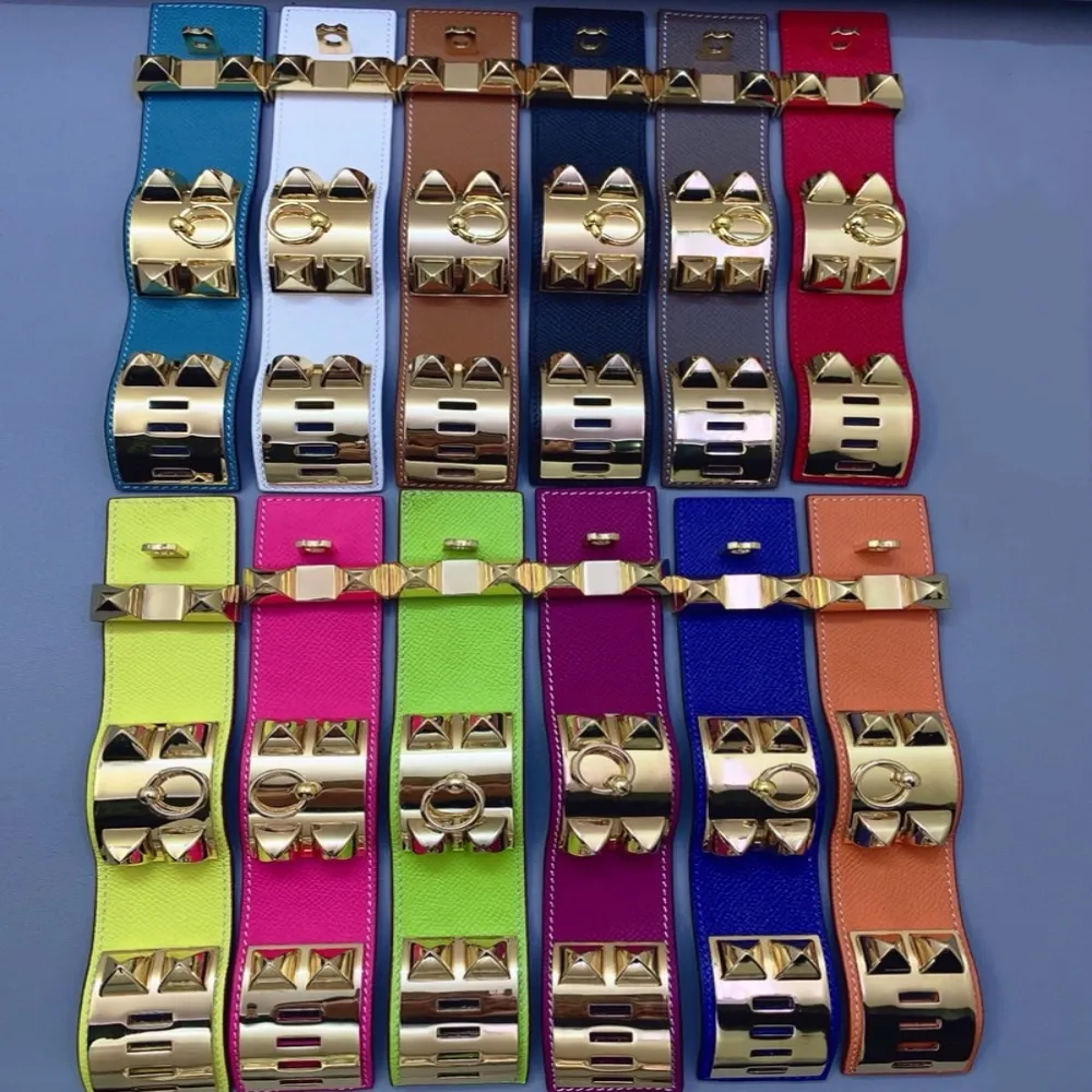 20 värvi disainerkäevõrud Collier naistele meestele Bangle Sier kuldehted unisex mood klassikaline igapäevane riietus valentinipäevaks_voghion.com