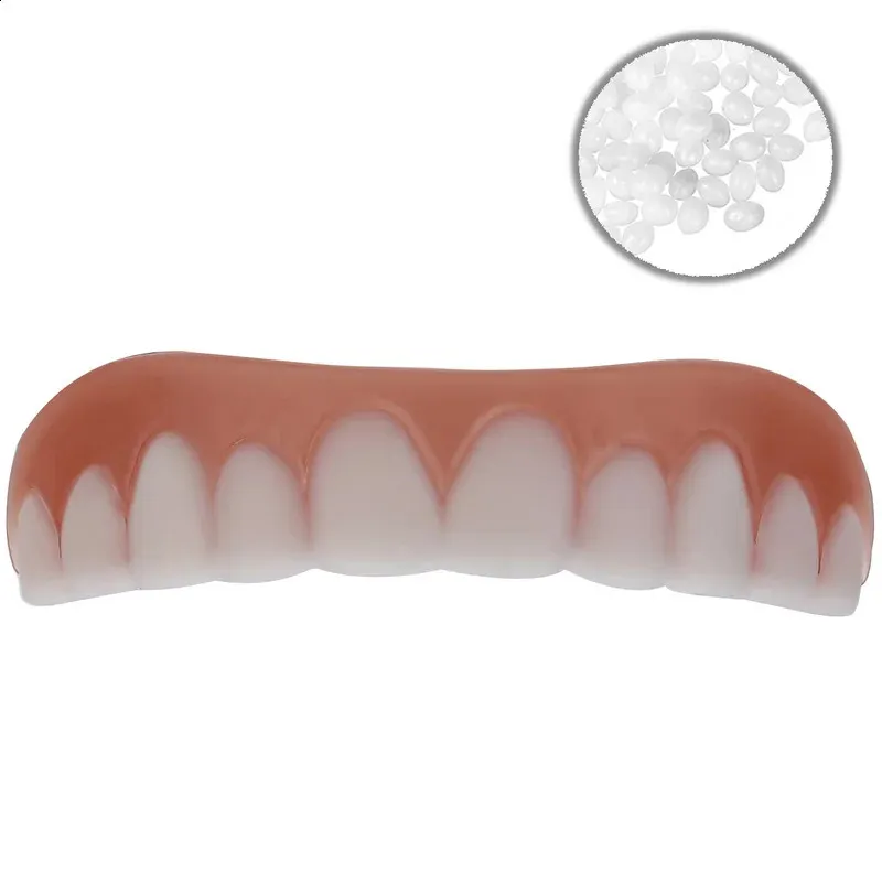 Σιδεράκια Smile Teeth Κάτω και Άνω Όψεις Silica Gel Ψεύτικη Αφαιρούμενη Οδοντοστοιχία Στοματική Φροντίδα Οδοντιατρική 240731_voghion.com