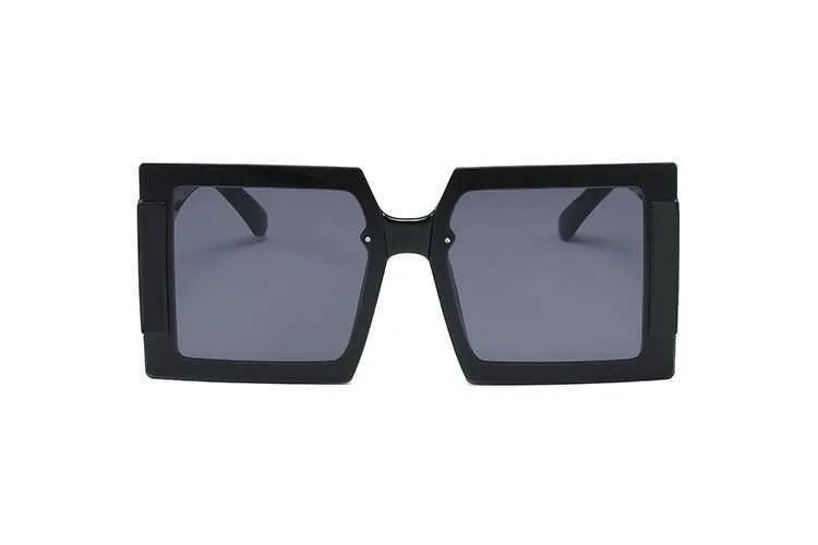 6158 mode grand cadre lunettes de soleil femmes net rouge rue Photo lunettes de soleil carrées_voghion.com