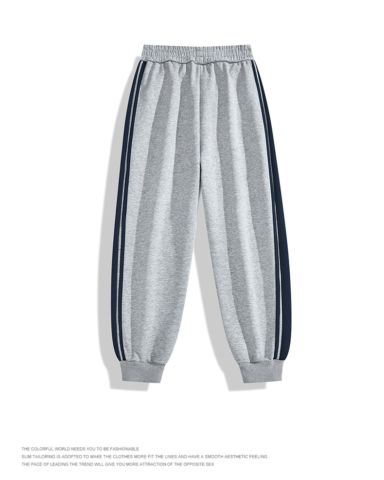 Roupas masculinas Terno casual solto moda esportiva masculina nova primavera e outono conjunto com moletom e calça de moletom conjunto de duas peças_voghion.com