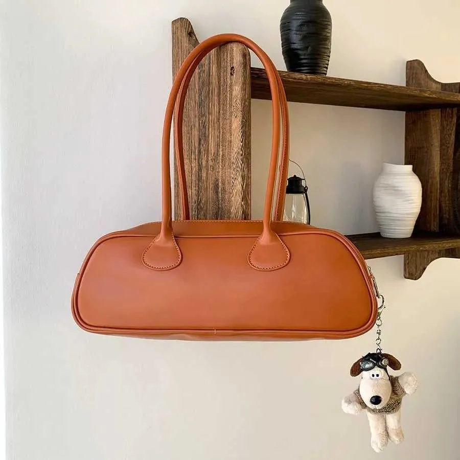 Borse a tracolla ad alta capacità per le donne Nuovo Office Lady PU Borsa sottobraccio Moda Solido Popolare Classico Bolsos C241103_voghion.com