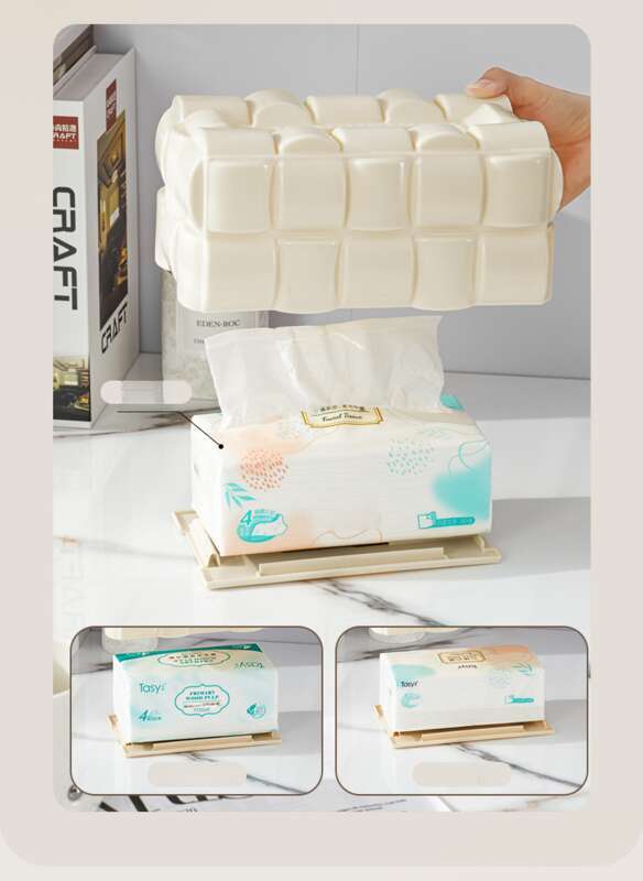 Huafu Ge Tissue Household Toilet Face Towel Storage B, Wall Mounted Living Room Coffee Table, Desktop Creative Paper_voghion.com