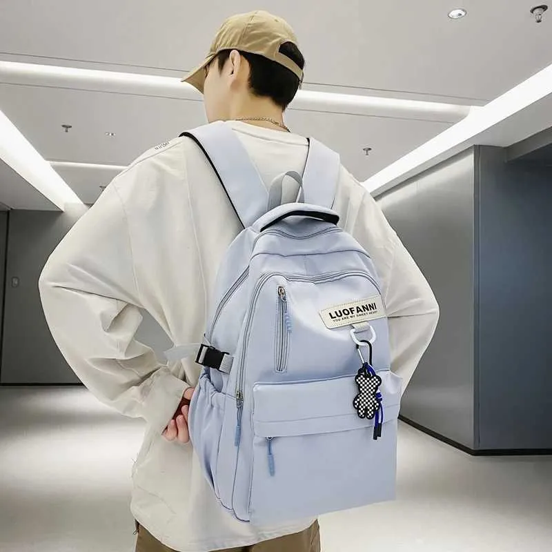 Sac à dos étanche de grande capacité pour hommes et femmes, sac d'école Cool pour fille et garçon, ordinateur portable pour étudiant, mode voyage féminin_voghion.com