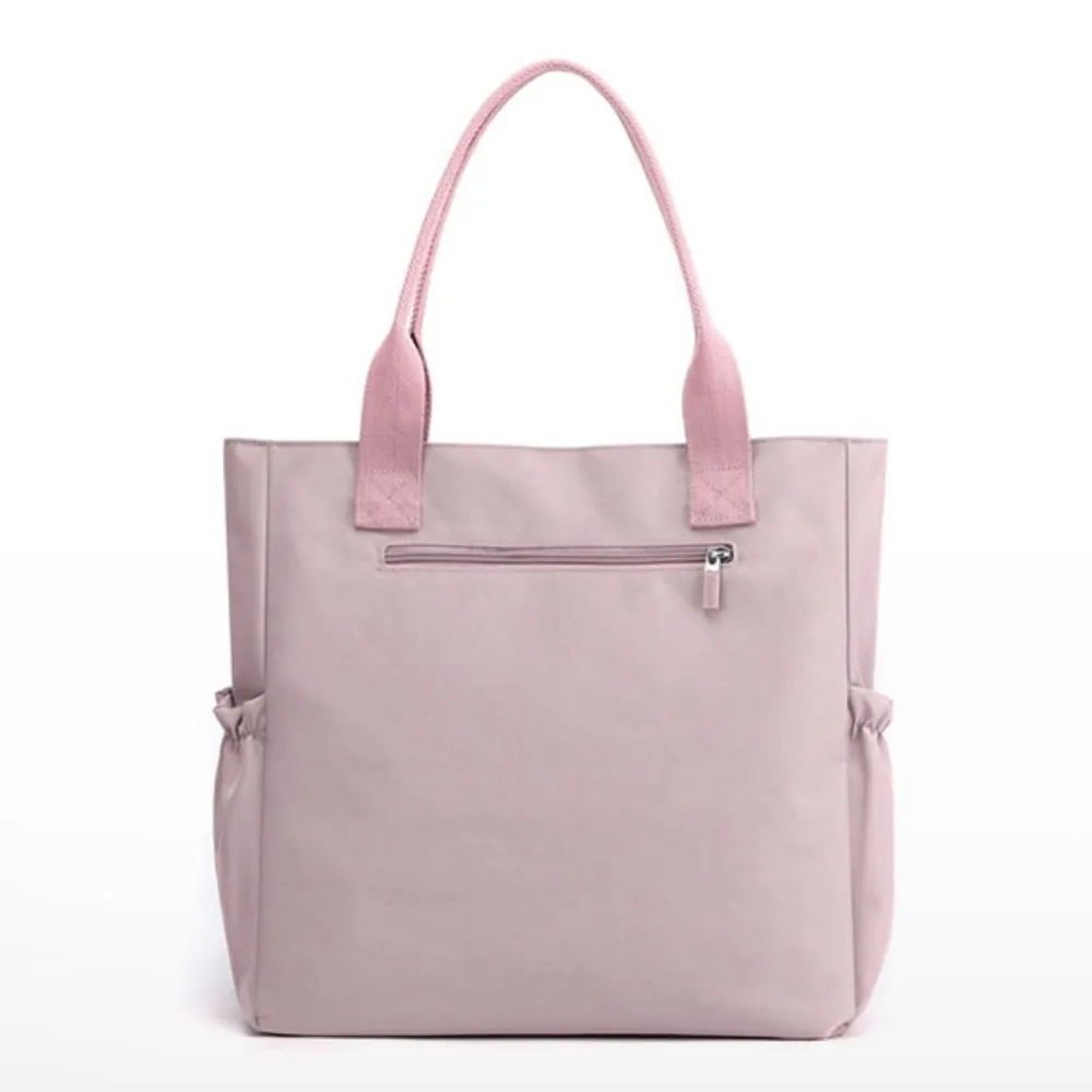 Borsa a tracolla in nylon impermeabile da donna, grande capacità, alla moda, con manici, borsa da viaggio e borsetta_voghion.com