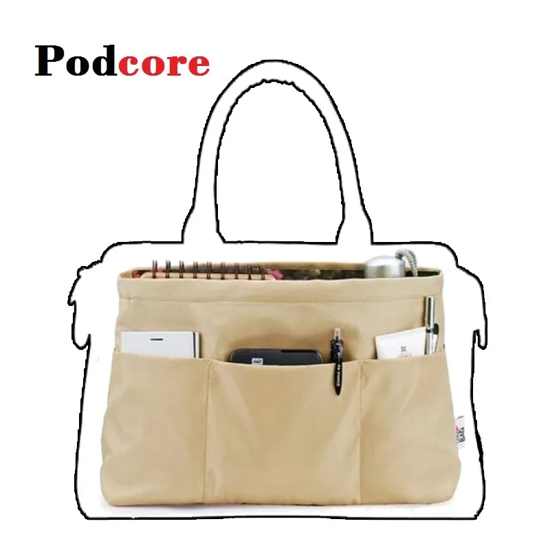Geldbörse Nylon Große Einkaufstasche Organizer Einsatz Damen Handtasche Organizer Neceser Maquille Mujer 240724_voghion.com