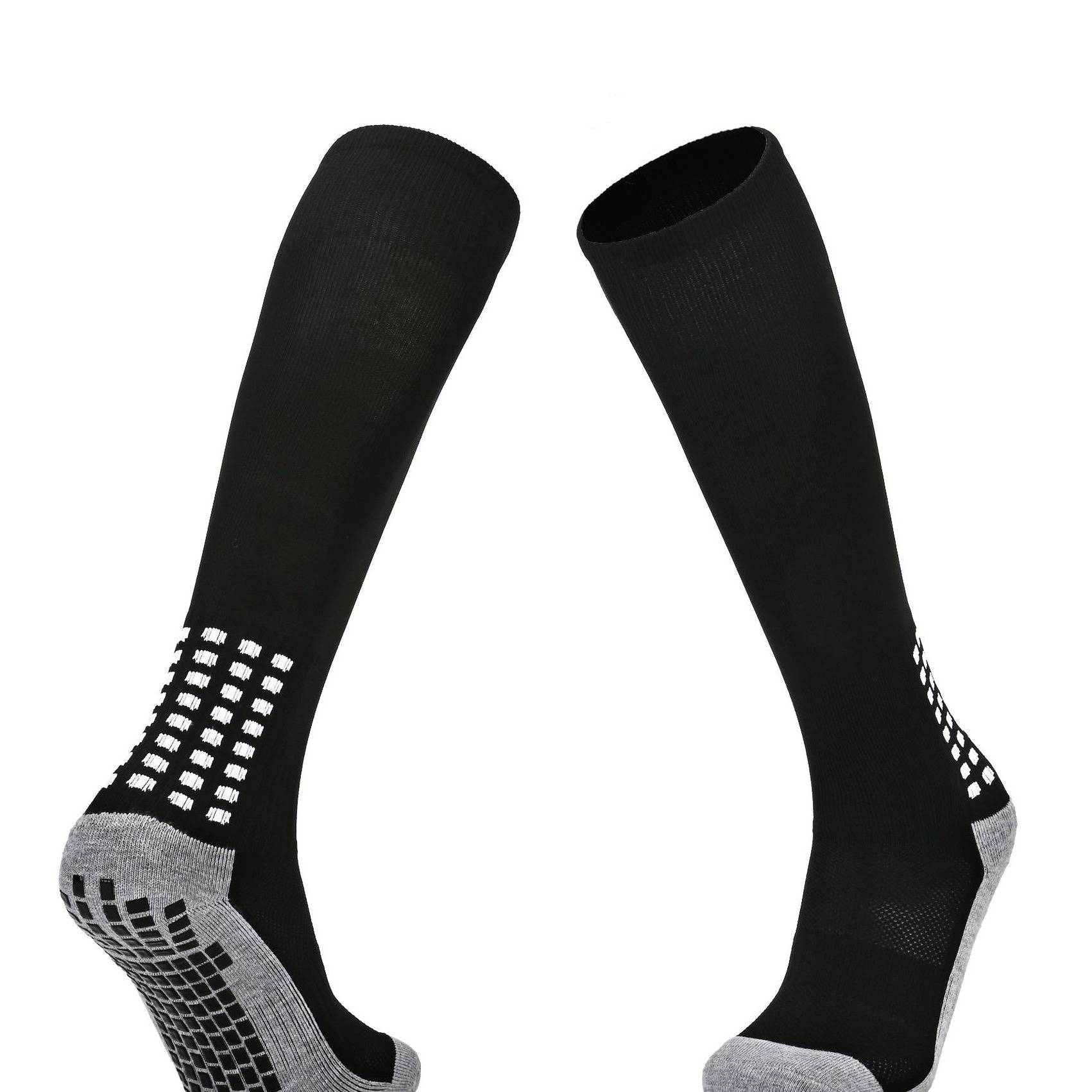 Non-Slip Football Socks For Men & Women - Knee-High Breathable Sports Socks With Cushioned Sole For Training, Running, Soccer (Multiple Colors)​_voghion.com