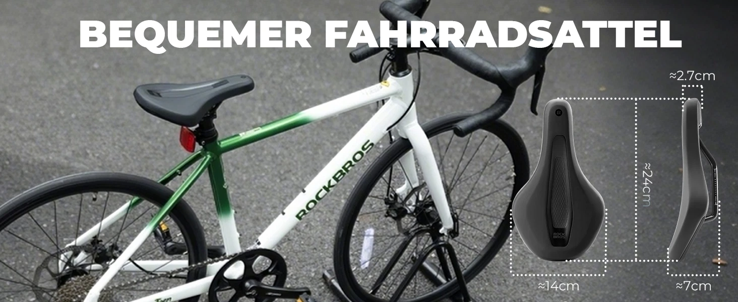 ROCKBROS Kids Bicycle Saddle Comfortable Ergonomic MTB Road Bike Bike Seat_desvips.com