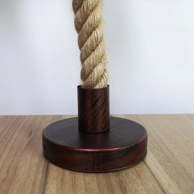 Vintage kerosiiniriippuvalaisimet E27 Retro hamppuköysiriippuva valaisin Teollinen parvi koristeluun baariin ruokasalin riippuvalaisin_voghion.com
