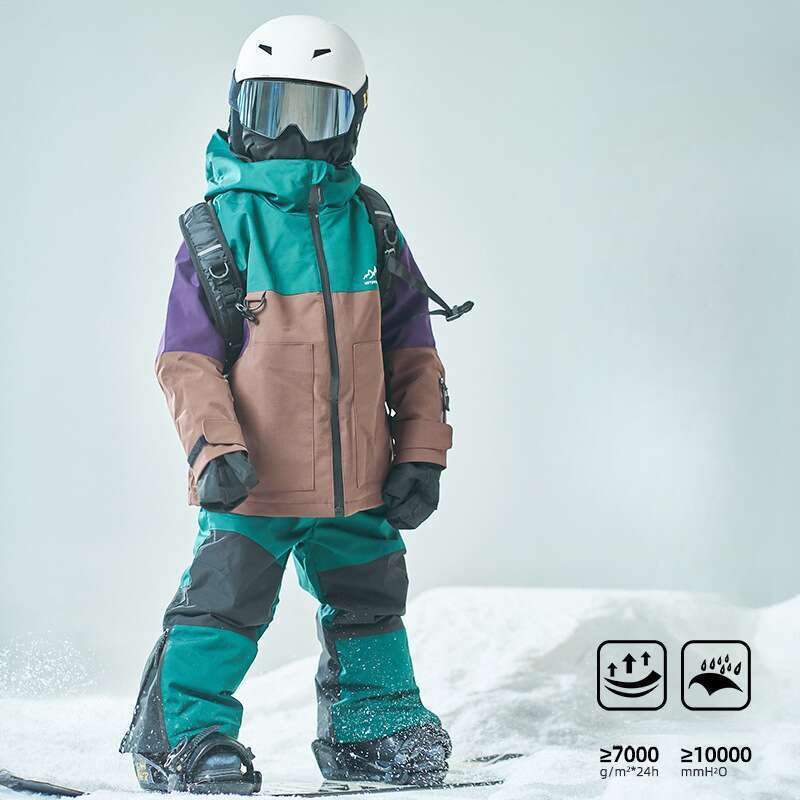 Muss eran! Warm Schëld fir Kanner Outdoor Ski, verfügbar an décke dräi Faarwen_voghion.com