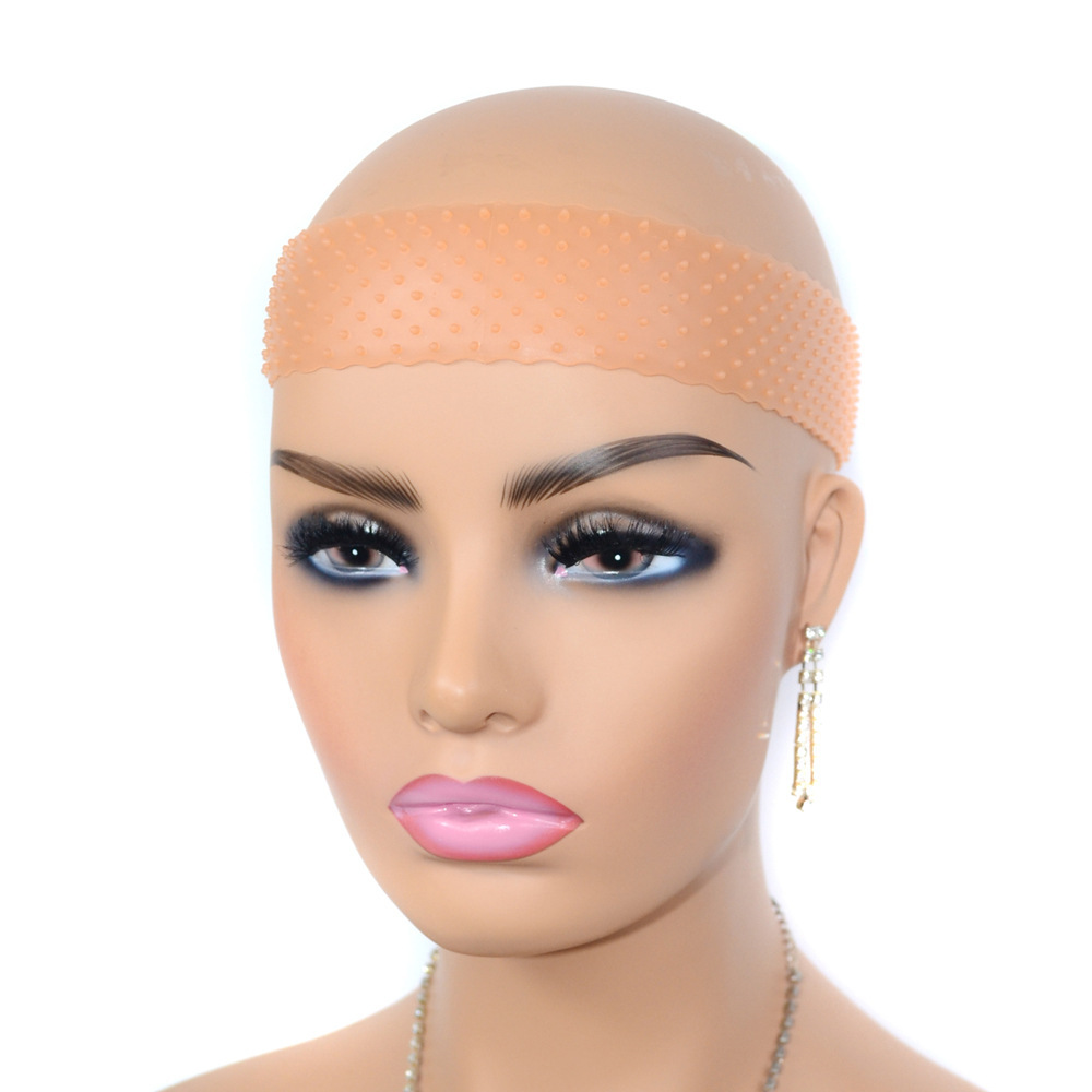 Silikonový pásek do vlasů na paruku Zahraniční obchod Krajka ve stylu Hot Style Pokrývka hlavy Silikonový pásek na paruku Silikonový pásek na paruku_voghion.com