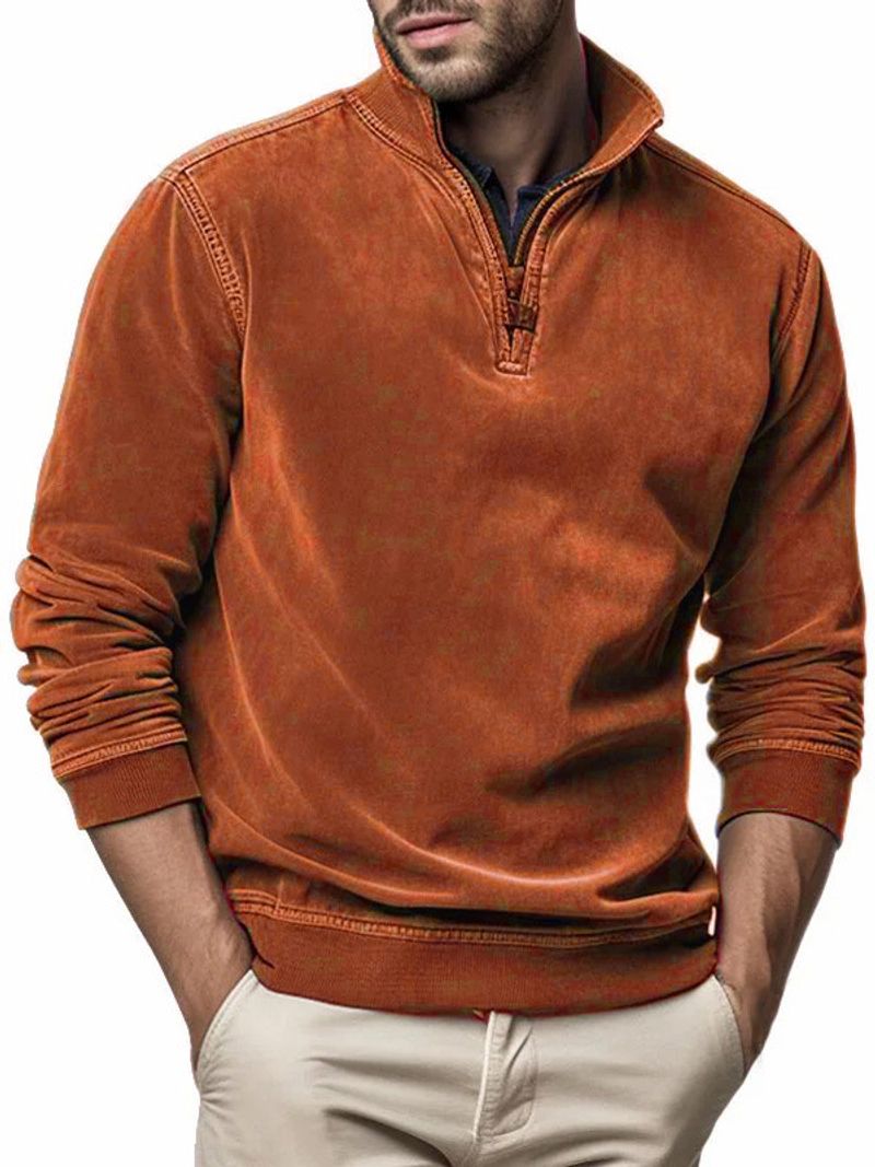 2023 Herrenpullover im ethnischen Stil mit 3D-Digitaldruck und halbem Reißverschluss_voghion.com