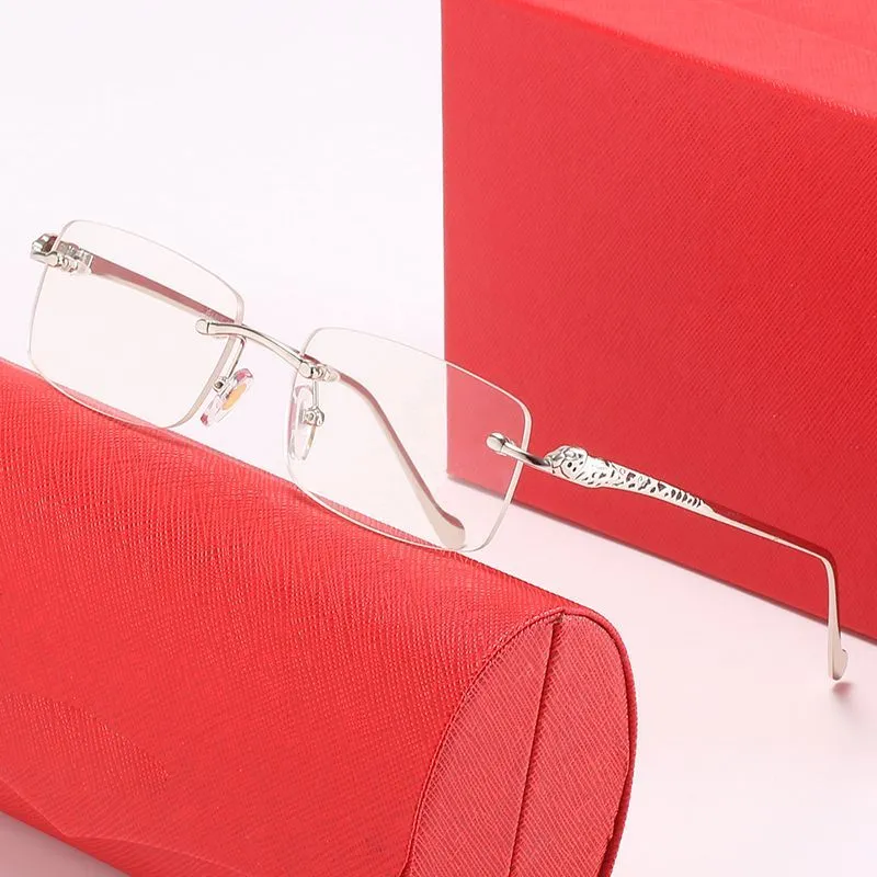 Lunettes de soleil de créateur pour hommes et femmes, marque rectangulaire sans cadre, Sier Tiny Silk Fashion Carti, montures de lunettes de soleil_voghion.com