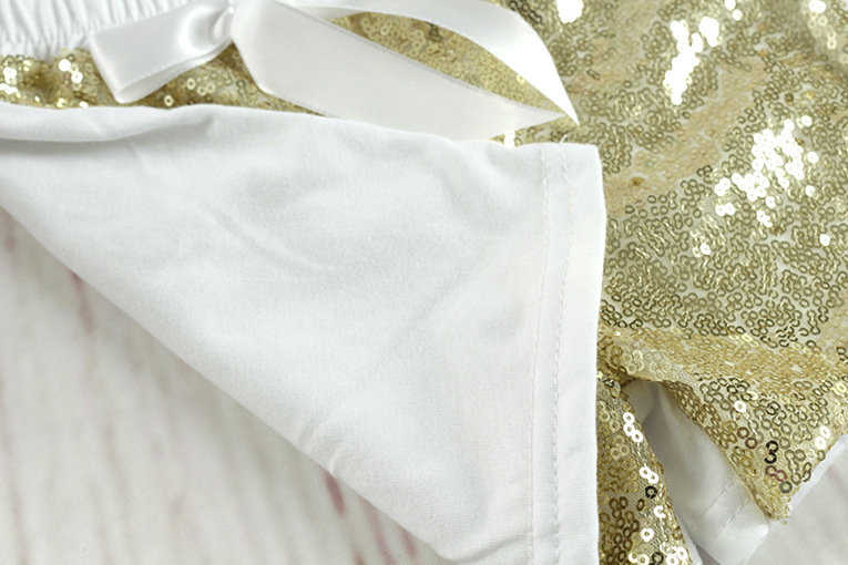Mother&Kids Children's sequin shorts bow cotton close-fitting cotton boxers_voghion.com