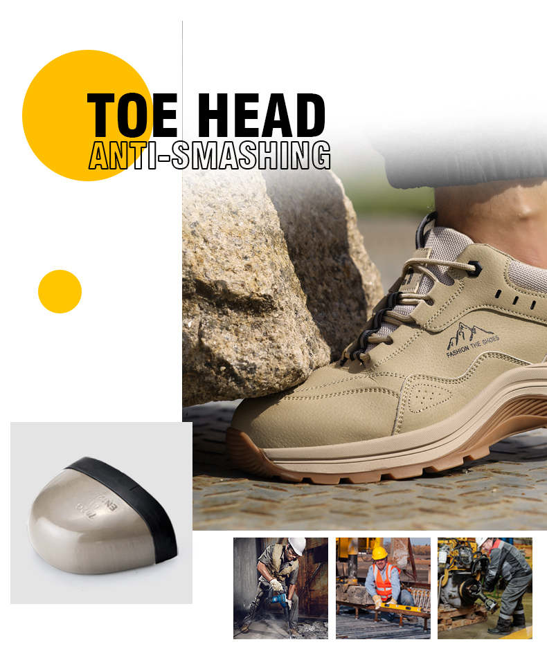 Zapatos de seguridad GUYISA para hombre, resistentes al desgaste, para obras de construcción, 5039, talla 38-45_voghion.com